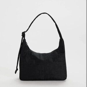 Baggu Mini Nylon Shoulder Bag Black